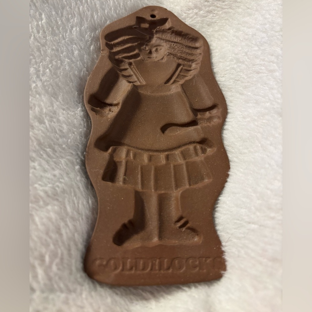 Vintage Hartstone Goldilocks Stoneware Cookie/Candy Mold